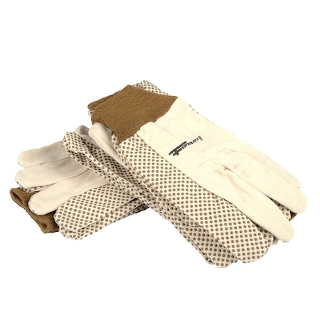 Forney Canvas Gloves, L, 6 PK 53318